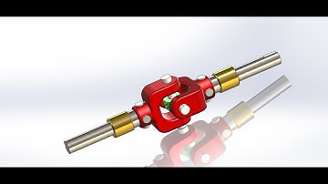 Solidworks tutorial Design of Universal Joint ( Giunto universale )