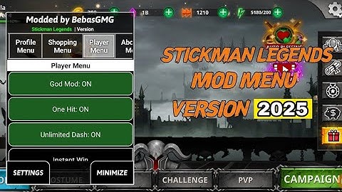 Stickman Legends Mod Menu Version 7.0.11 | No Password