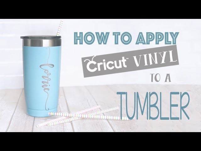 I created my own LV inspired tumbler with my Cricuit Explore 2 : r/cricut