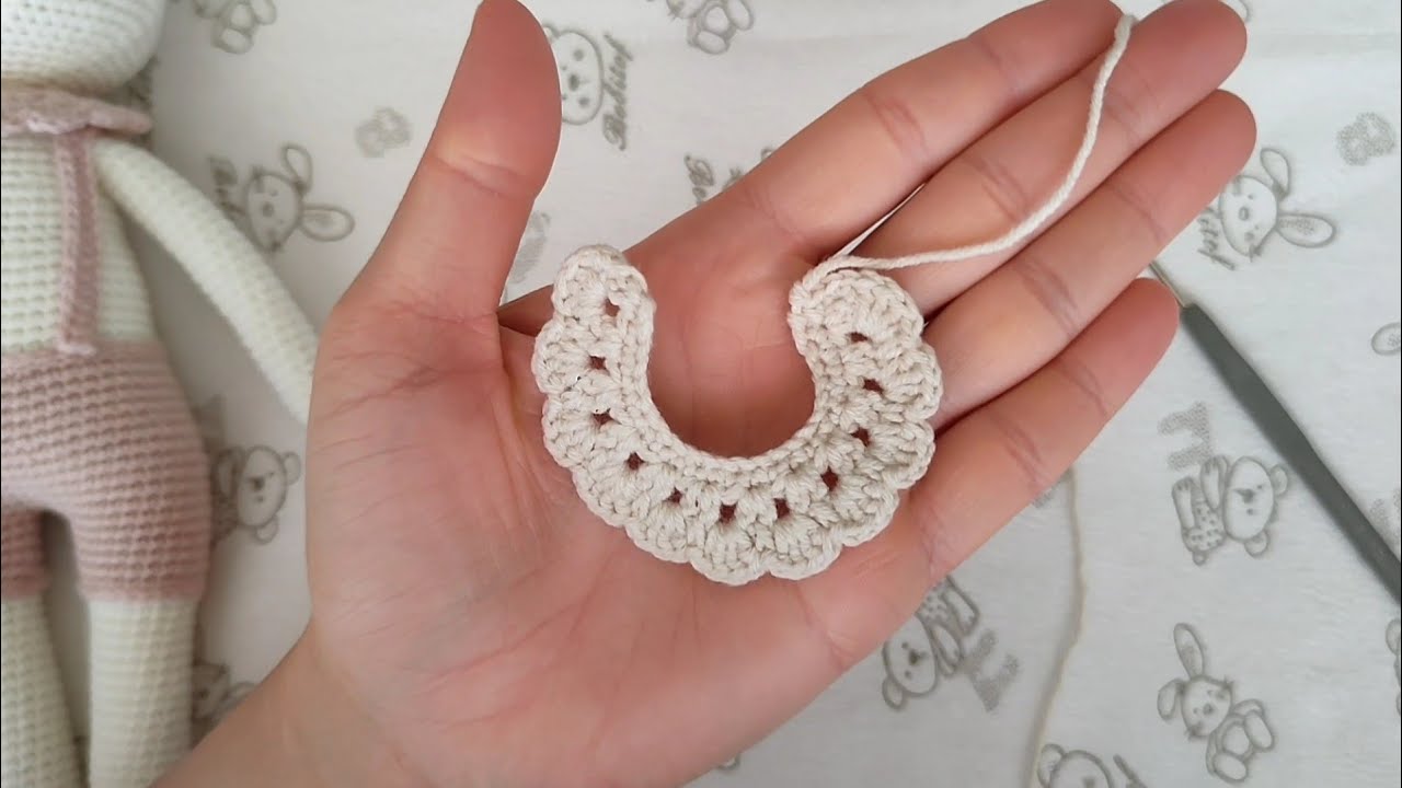 Amigurumi oyuncaklarınızın boynunu süsleyecek yaka tarifi