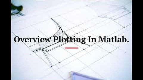 Advanced Plotting 00: Overview #Meshgrid #Matlab