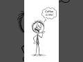 american loves coffee #viral #viralvideo #anime #stickfigure #coffee #america #usa #anime#art