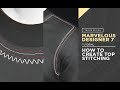 Marvelous Designer 7 - How To Create Top Stitching