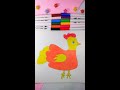 How to draw chicken // Cara mudah  menggambar ayam