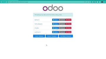 Proceso básico para hacer respaldos (Backup ) en Odoo