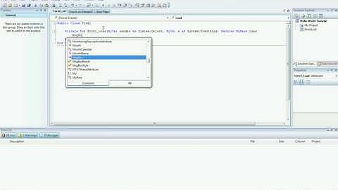 Visual Basic 2008 "Hello World" Tutorial