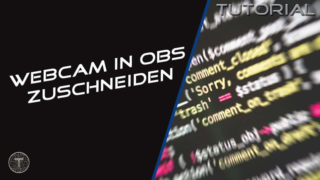 cam in OBS zuschneiden / in Form bringen Tutorial YouTube