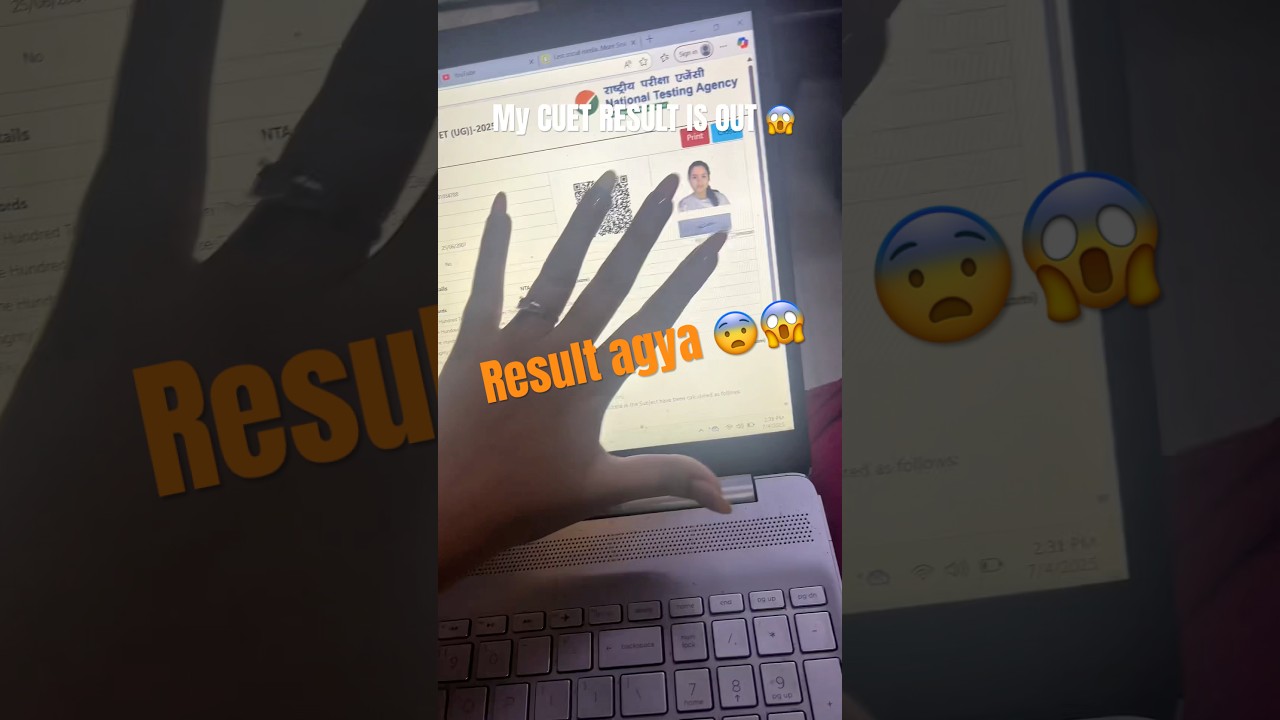 My Cuet result is out | Cuet score card 