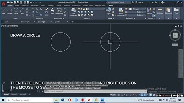 HOW TO DRAW TANGENT FOR TWO CIRCLES IN AUTOCAD