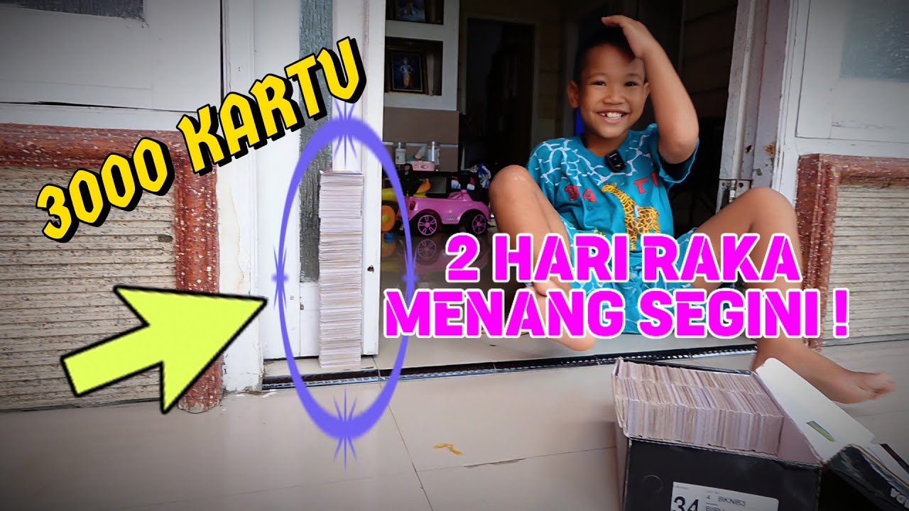 MENANG 3000 KARTU ‼️ GAK NGOTAK EMANG RAKA INI 🔥 SEMUA LAWAN DIBANT4I HABISSS 🔥