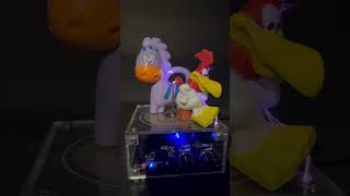 Tesla musical coil experiment 🔭🔥💥🌈with cartoon character