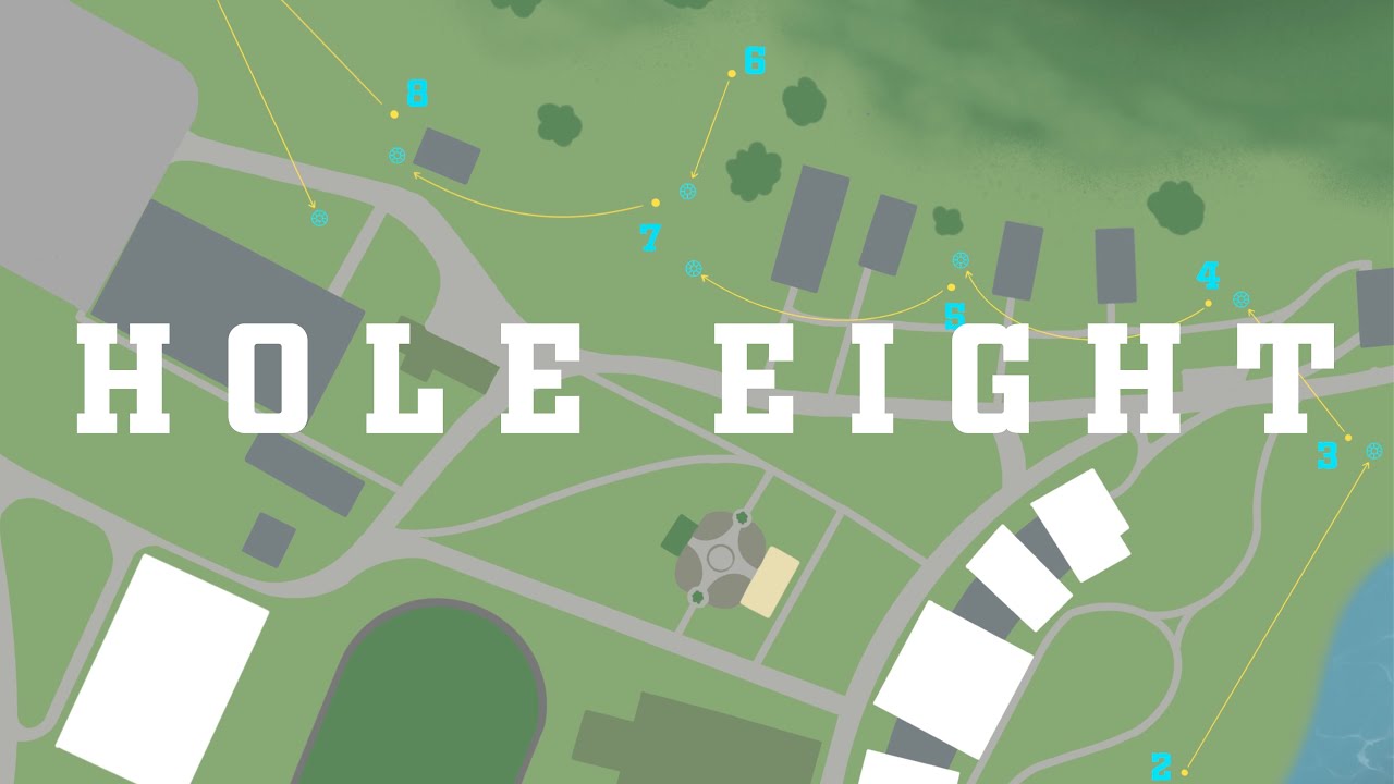 Disc Golf Hole 8 Explanation YouTube