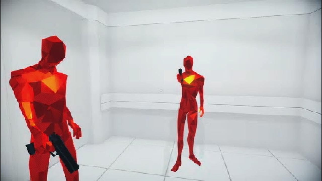 They trapped me in a vr game - SUPERHOT - YouTube
