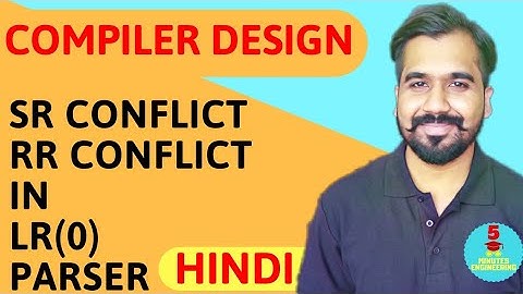 SR Conflict And RR Conflict in LR(0) Parser Explained With Examples in Hindi l Compiler Design