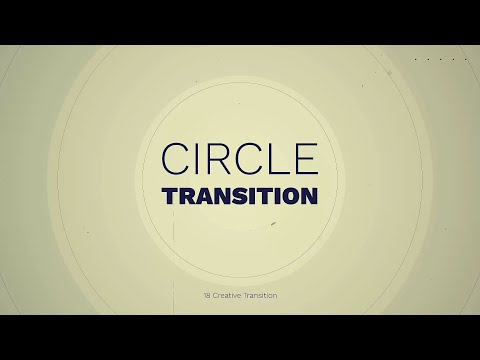 Circle Creative Transition for After Effects
