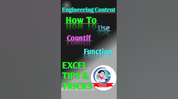 How to Use Countif Function in Excel #shorts #ytshorts #exceltips #tutorial #shortvideo #zero