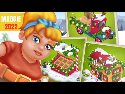 Decorações especiais de NATAL 2022 voltaram! Com a Maggie Decoradora! | HAY DAY todo dia