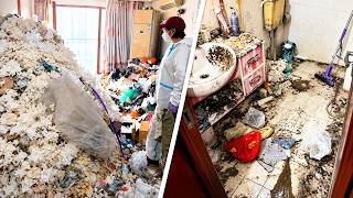 Seine Ex-Frau ließ die Tür öffnen – 3 Tage, um ein vermülltes Haus zu reinigen
