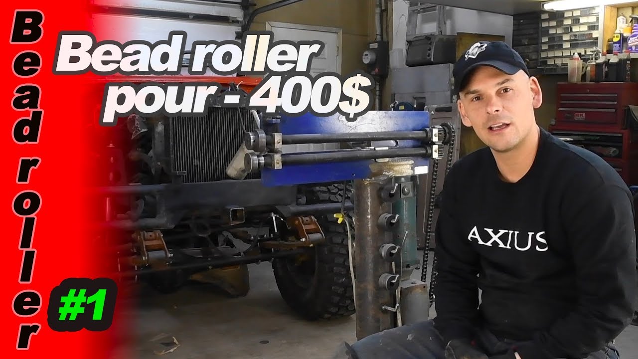 Eastwood Bead Roller modification, comment le mettre électrique ? / Bead Roller #1