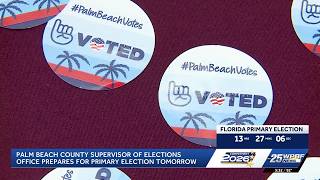 Palm Beach County Supervisor of Elections preparing for primary day