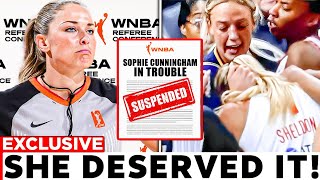 WNBA Refs PUNISHED After Response To Sophie Cunningham Foul Goes VIRAL!