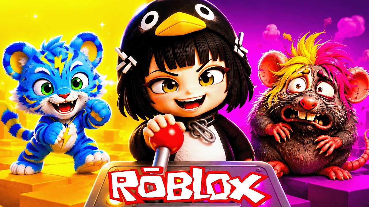 Thumbnail de 2 HORAS com ROBLOX TORRE TROLL, ANIMAIS, e MINHA MÃE 😂 *QUEM fez a escolha ERRADA?*