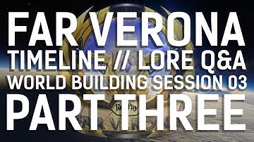 RollPlay: Far Verona || Lore Q&A || World Building Session 03 (Part Three)