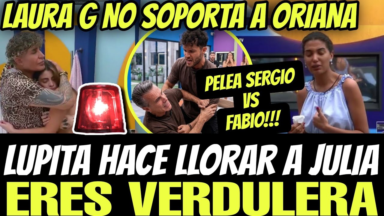 🔥DIVO DICE VERDULERA🔥LUPITA GRITA A JULIA🔥SERGIO VS FABIO🔥ORIANA LA CASA DE LOS FAMOSOS 6 EN VIVO