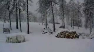 Video thumbnail of "Relaxation Music. Peaceful Falling Snow. A Snowy Day."