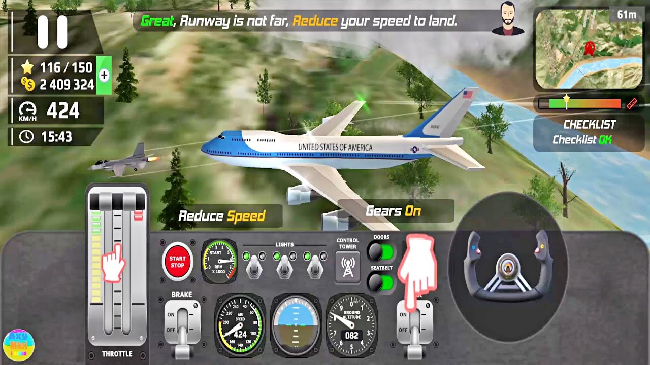 Simulador Piloto Jogos de Avião versão móvel andróide iOS apk