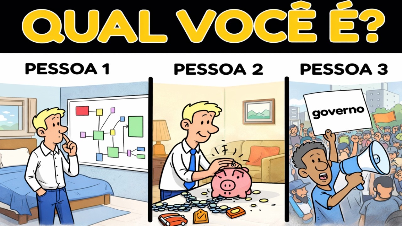OS 3 TIPOS DE PESSOAS QUE NUNCA FICAM RICAS (QUAL VOCÊ É?)