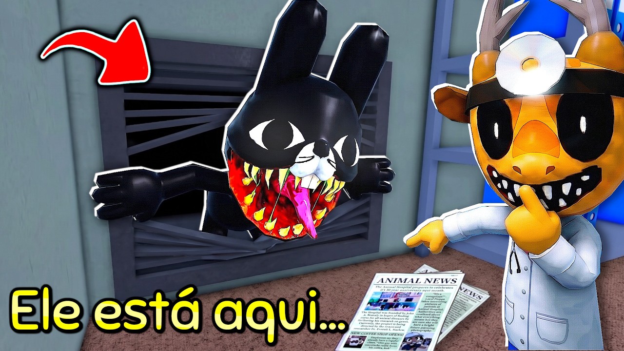 ENCONTREI O ESCONDERIJO DO RATTEW NO ESCRITÓRIO DR.HALLOW NO HOSPITAL DE ANIMAIS COM ANOMALIAS