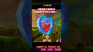 ¿Cómo Conseguir FÁCIL 2 Piezas de Corazón en Río Zora? The Legend of Zelda Ocarina of Time 3D Gallo