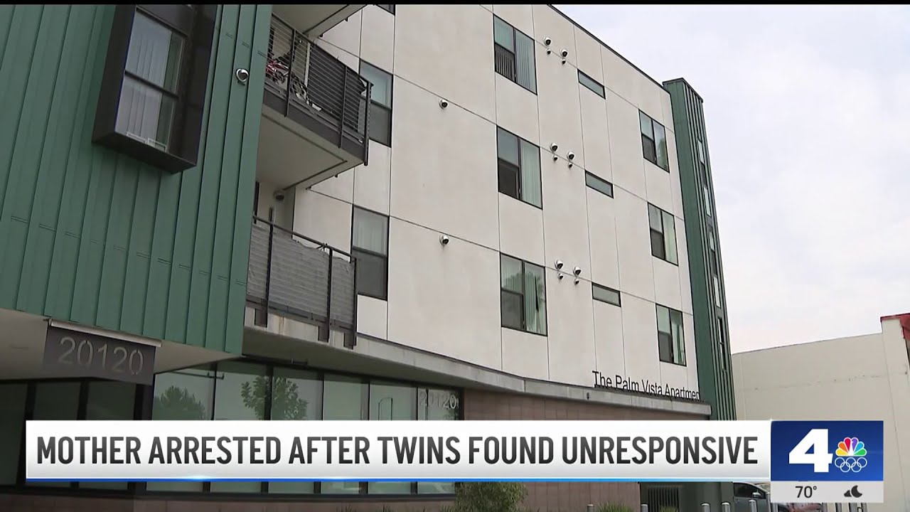 Mother arrested after twins found unresponsive in Winnetka - YouTube