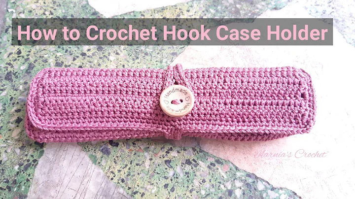 Discover the easiest and fastest crochet hook case holder!