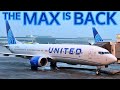 Flying United's 737 MAX 9 Re-Inaugural Flight