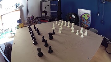 Automatic chess board: making moves