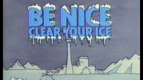 Be Nice Clear Your Ice Ben Wicks 1985