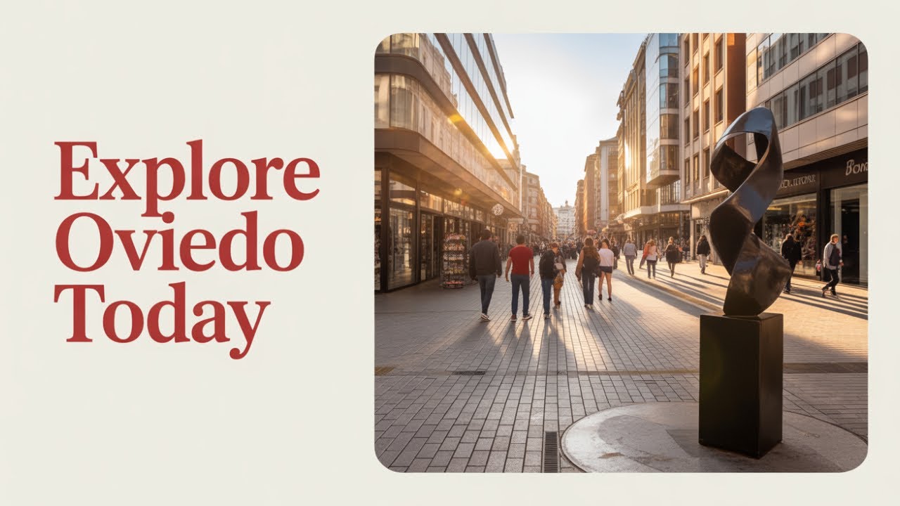Modern Center of Oviedo 🇪🇸  City Walk in Oviedo, Asturias #Oviedo #Asturias #CityWalk #OviedoSpain