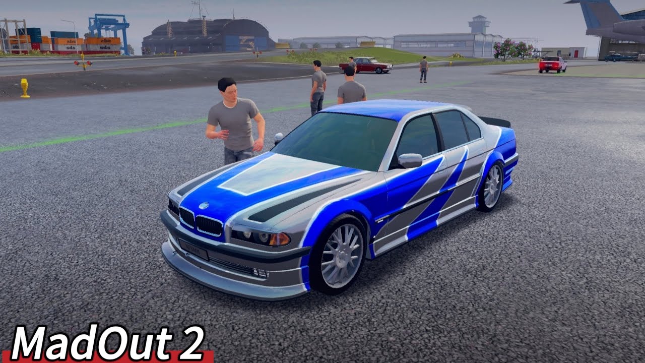 Езда по свободным дорогам в MadOut 2 🌠 | BMW NFSMW😏