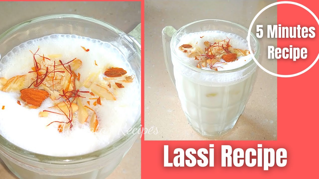 Sweet Lassi (Yogurt Drink) • Curious Cuisiniere