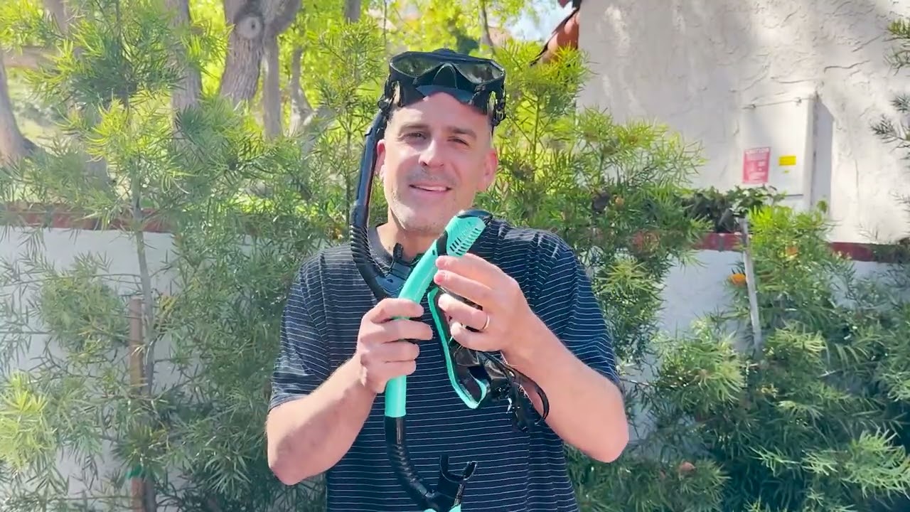 (Freeship)ONLY $23 Snorkeling Gear for Adults, Dry-Top Snorkel Set Scuba Diving mask, Snorkel Mask,