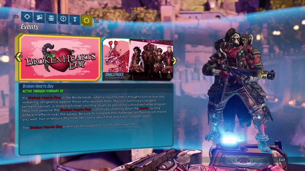 Borderlands 3: broken hearts gameplay with challanges and information about event! (NEW MAX LEVEL)