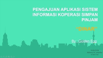 Proposal Sistem Informasi Koperasi Simpan Pinjam