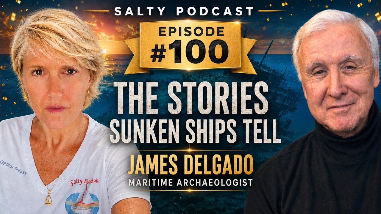 ⁣Salty Podcast #100 | Titanic, Clotilda & the Stories Sunken Ships Tell | James Delgado