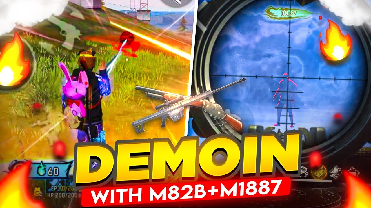 🔥Demoin With M82B+M1887 ☠️ | SNIPER X SHOTGUN DEMON  | DEMON DHEERAJ 😈