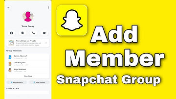How to Add Member’s on Snapchat Group.