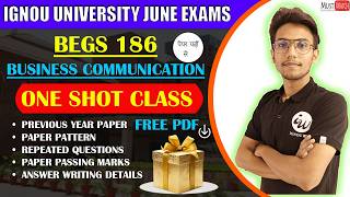 #41 BEGS 186 || BUSINESS COMMUNICATION || IMPORTANT QUESTIONS | IGNOU WALAY