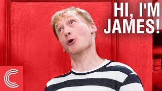 Video thumbnail of "Impersonating James' Voice"
