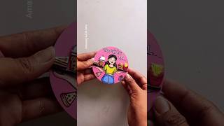 “Diet छोड़ो 😅 Cute DIY Fridge Magnet 😍 | Mini Food Magnet Idea #shorts”